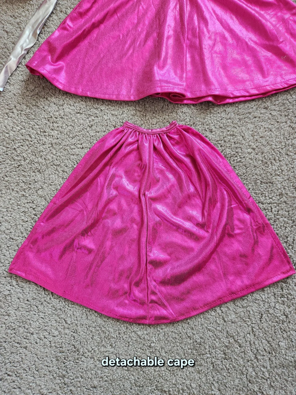 Pink Supergirl Kids Halloween Costume - 4T / 5T